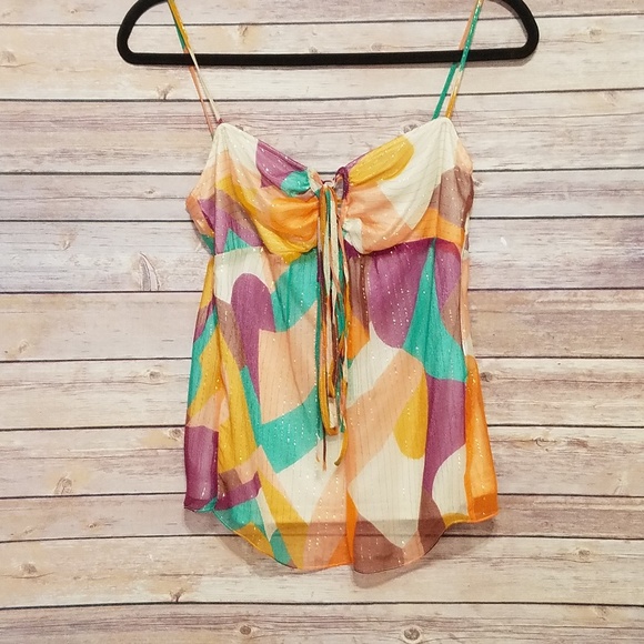 Parameter Tops - Parameter Silk Fully lined Camisole Size 2